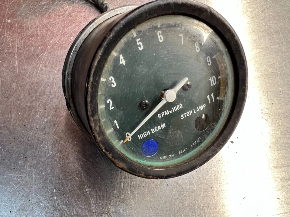 76 - 84 Kawasaki KZ400 Tachometer Gauge Cluster Speedometer Odometer Speedo C319 Foto 3 de 4