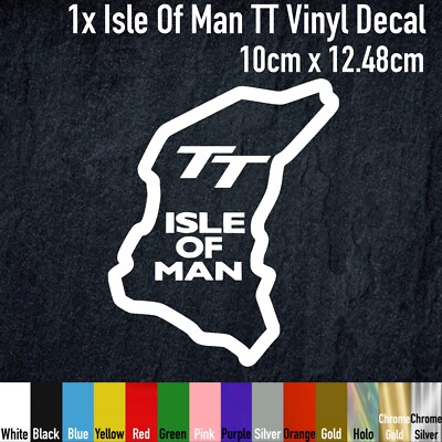 Isle of Man TT Track Race Street Circuit Vinyl Aufkleber Sticker, HPM017