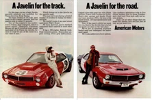 1970 AMC JAVELIN 390 ~ ORIGINAL 2-PAGE PRINT AD