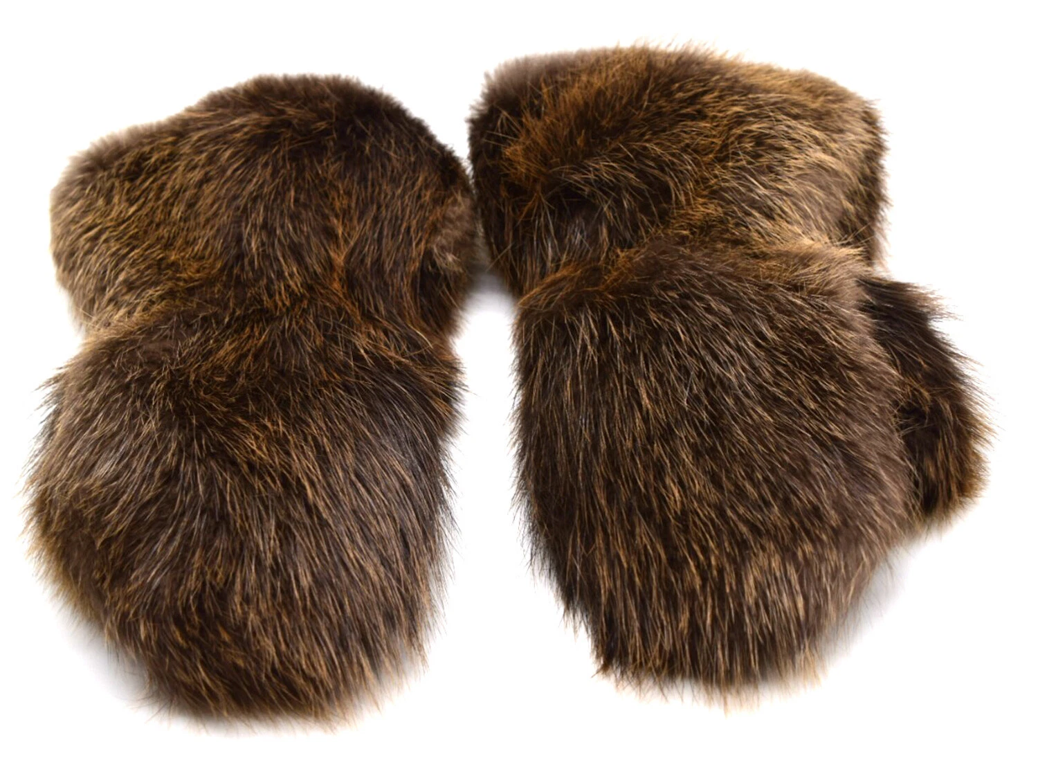 Winter Men's Beaver fur Men's mittens, Winter Gloves