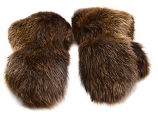 Winter Men's Beaver fur Men's mittens, Winter Gloves