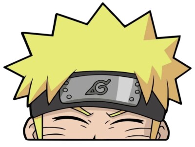 NARUTO ANIME PEEKER STICKER CAR DECAL