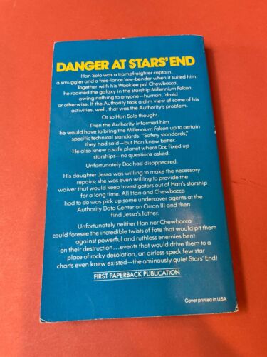 3 Vtg Star Wars/Han Solo Paperback Books - Empire Strikes Back/Han Solo Series - Picture 9 of 11