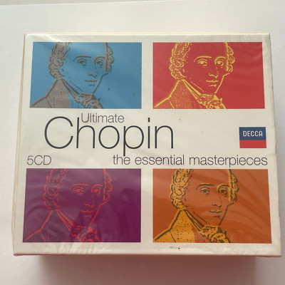 Ultimate Chopin : The Essential Masterpieces (5 x CD, 2006) NEW & SEALED