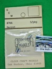 Gloor Craft N scale #766 Barrels, pkg. 3