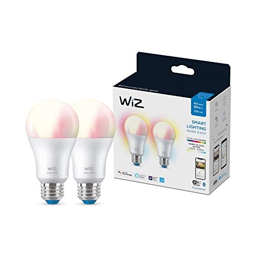 60W A19 LED Smart Light Bulbs - Connects to Your Wi-Fi - E26 Smart Bulb - Con...-image