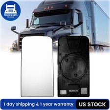 Door Mirror Upper Big Glass Heated For Freightliner Cascadia Left or Right Side