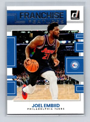 2022-23 Donruss #4 Franchise Features Joel Embiid Philadelphia 76ers