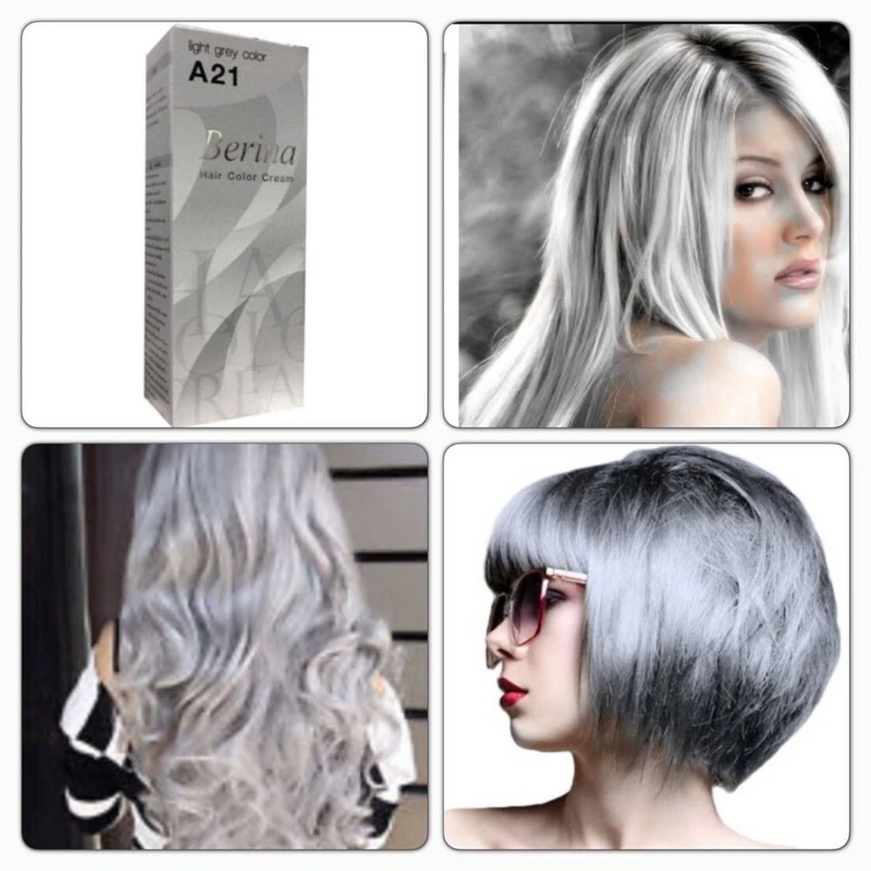 TINTE PARA EL CABELLO BERINA ESTILO MODA TODO COLOR CREMA PERMANENTE Y DESARROLLADOR UNISEX Foto 3 de 4