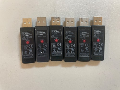 mixed lot of 6 Logitech dongle usb mini recievers MX5500 C-UV35 830-000021 - 第 1/15 張圖片