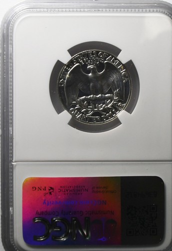 1962 25c Washington Proof Silver Quarter Dollar NGC PF69 - Picture 2 of 2