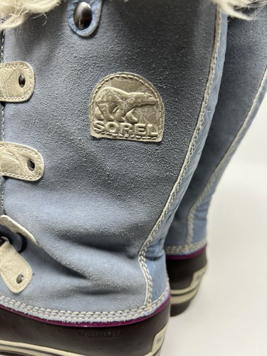 Sorel Damen Winterstiefel, blau, braun Größe 7 - Bild 5 von 9