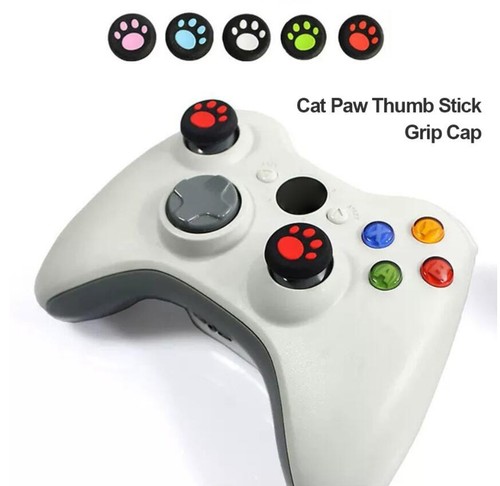 10x Silicone Grip Cap Cover Thumb Stick For PS5 PS4 PS3 Xbox360 One Cat Paw Claw - Picture 9 of 43