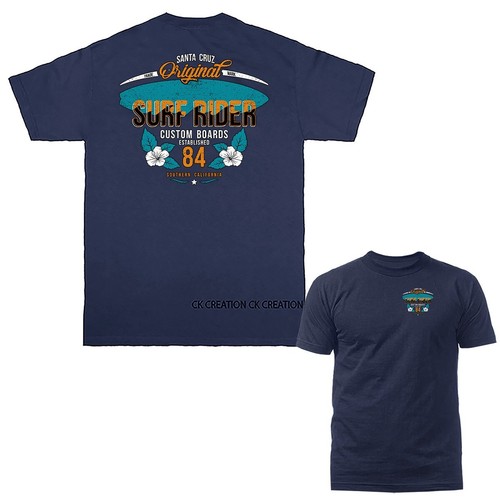 Surf Rider California Republic Beach Surfers Surf Company T-shirt - Picture 9 of 14