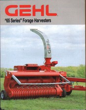 GEHL "65 Series" Tractor Forage Harvester Brochure Leaflet