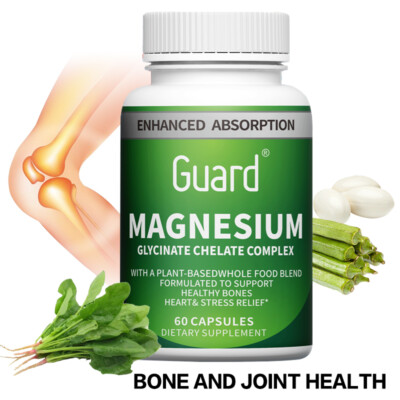 Magnesium Glycinate Chelate Complex Promotes Relaxation And Aids Sleep 60Caps