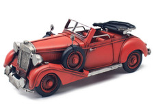 Red Car Tin Model LP49674 Classic Vintage Car Model Collectors Red Rolls Royce