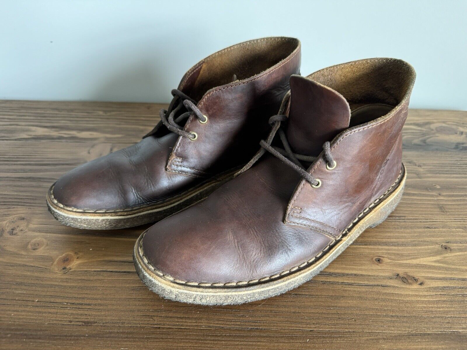 Clarks Originals Beeswax Brown Leather Crepe Sole… - image 2