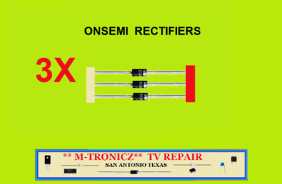 3 PIECES  EGP10G  ONSEMI   BRAND   HIGH QUALITY DIODES       SHIPS FROM  TEXAS
