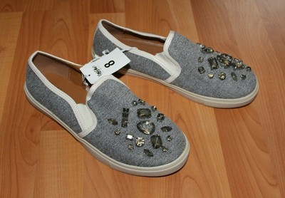 jeweled slip on sneakers