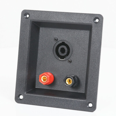  1 Piece Plastic Jack Plate W/ SpeakON NL4 For PA Speaker 109x100mm