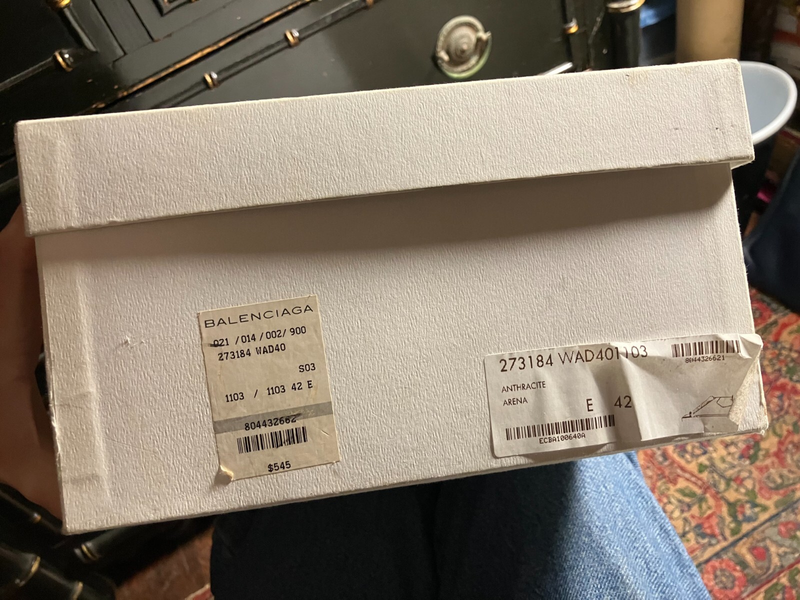 balenciaga arena high mens grey