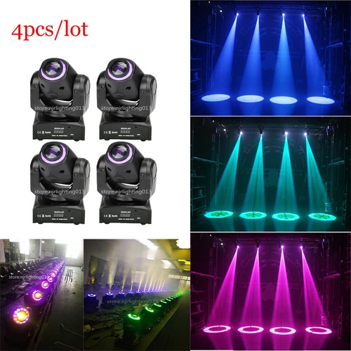 4pcs LED Strip 60W RGBW LED Moving Head Light Stage DJ Wash Gobo Beam Lighting