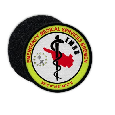 Patch EMSB rescue service Bremen paramedic Hanseatic city of Weser service #33053
