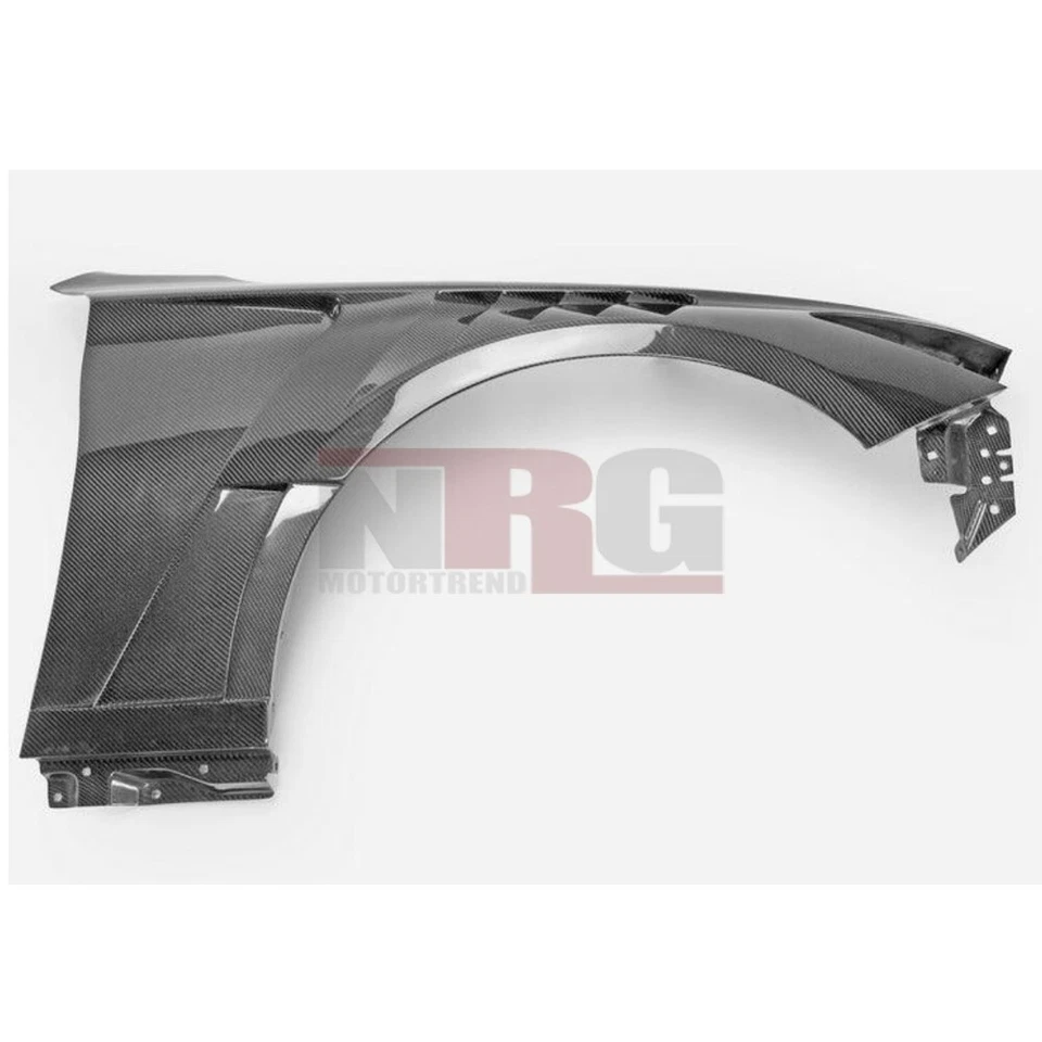 Guardabarros ventilados de fibra de carbono estilo V2 cupé para Infiniti Q60 2016-2022 - Par Foto 4 de 4