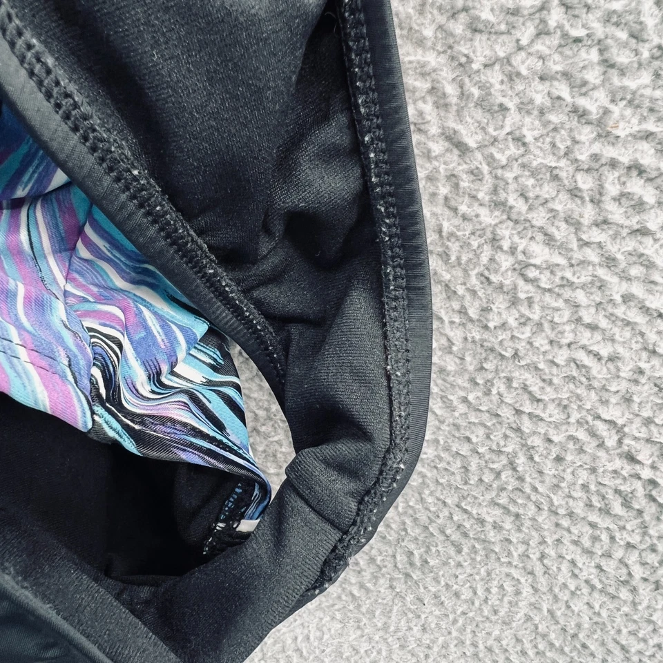 Catalina Womens One Piece Swimsuit Large 12/14 Black Color Block Built in Bra - Image 2 of 4