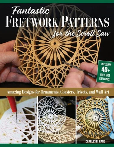 Fantastic Fretwork Patterns for the Scroll Saw: Amazing Designs for Ornaments, - Foto 1 di 2