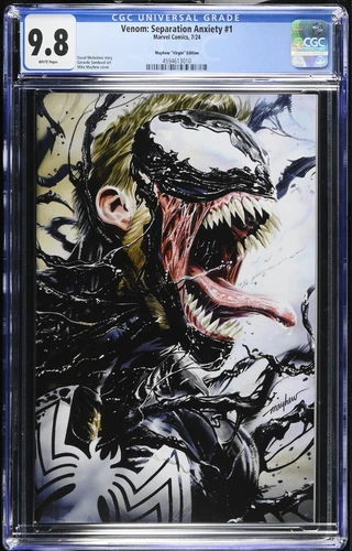 Venom Separation Anxiety #1 CGC 9.8 NM/M EXCLUSIVE Limited Edition MIKE MAYHEW