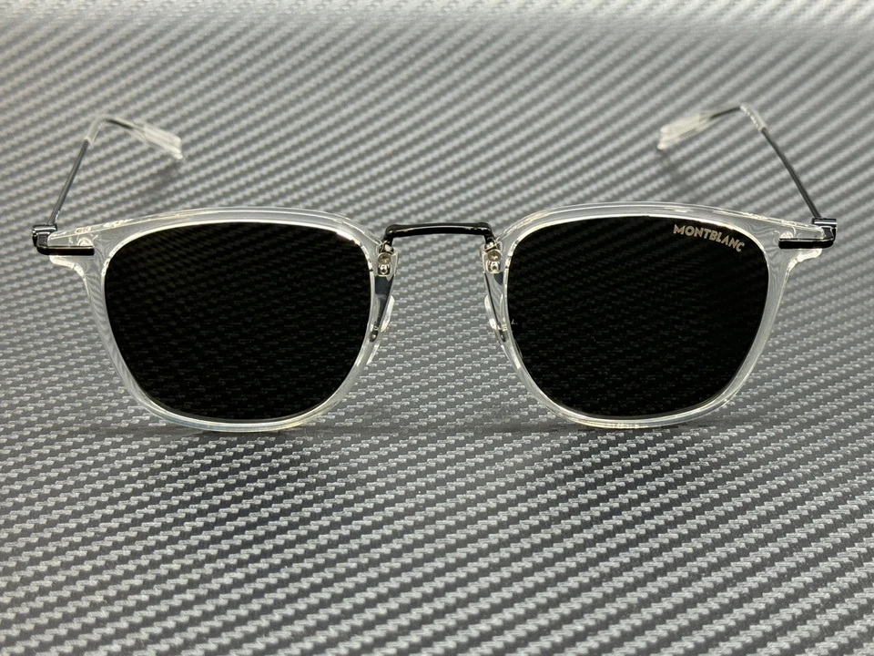 Gafas de sol Mont Blanc MB0295S 004 gris cristal 49 mm para hombre Foto 2 de 4