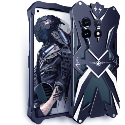 For Oneplus 12 11 12R 10T 10 Pro Ace 3V Luxury Metal shockproof Back Case