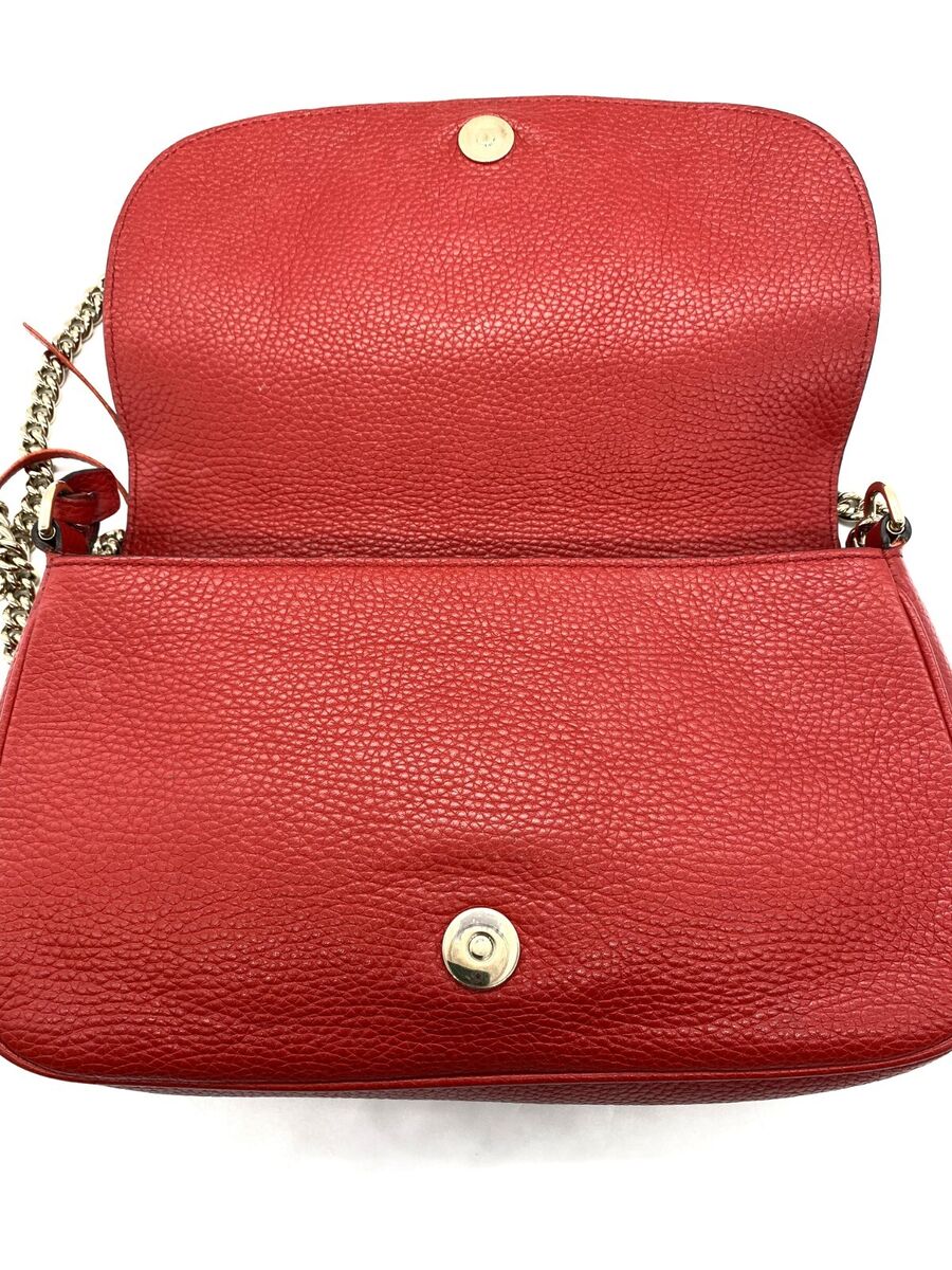 Gucci Soho Disco GG Red Tassel Chain Crossbody Bag 536224 | eBay Gucci Soho Disco GG Red Tassel Chain Crossbody Bag 536224 | eBay