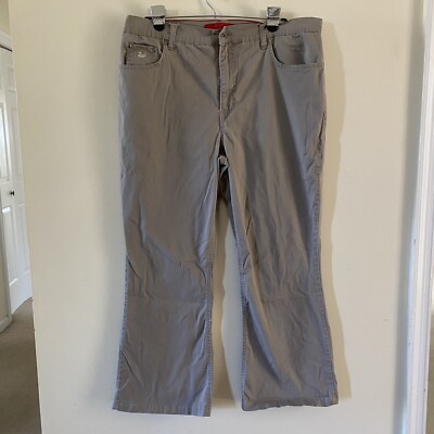 Vintage Gloria Vanderbilt Size 18 P Petite Tan Pants Soft Pocket Design  Logo