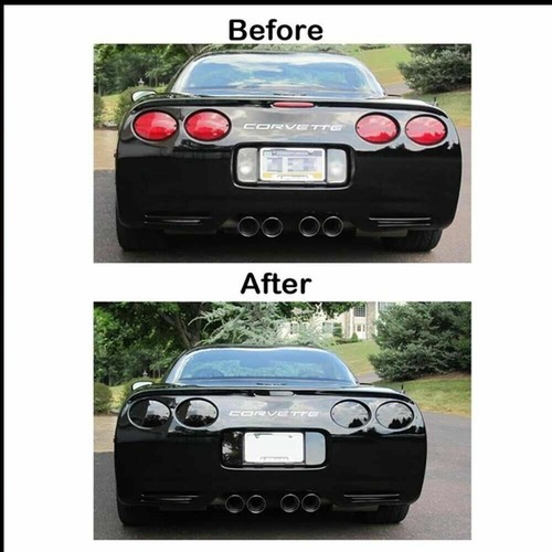 12"x48" Black Vinyl Tint Film Wrap Sheet Fit Headlight Backup Tail Fog Light Etc - Picture 9 of 10