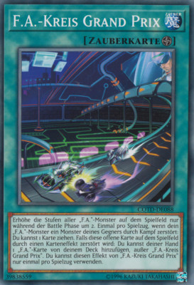 Yugioh - COTD-DE088 - F.A.-Kreis Grand Prix - Unlimitiert