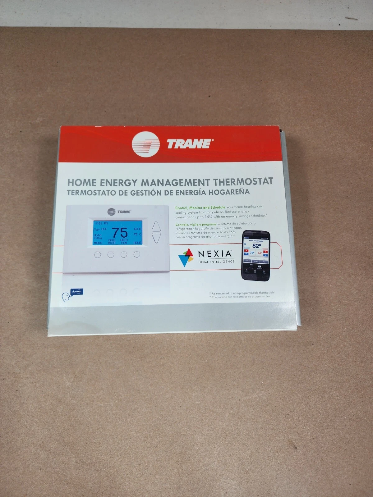Trane Z-Wave Thermostat TZ45 Programmable Nexia Control New Old Stock Read