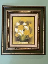Original oil Painting On Canvas, Matted And Framed