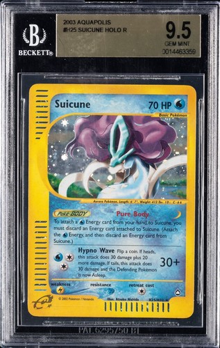 Suicune graded BGS 9.5 for sale on eBay
