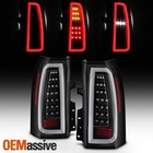 For 2015-2020 Gmc Yukon Xl Black Tail Lights brake Lamp Full Led Tube Light Bar