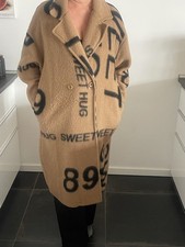 D&D Studio  Damenmantel leger King size /42 braun stylisch modern Wolle 35€