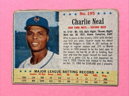 1963 Charlie Neal #195