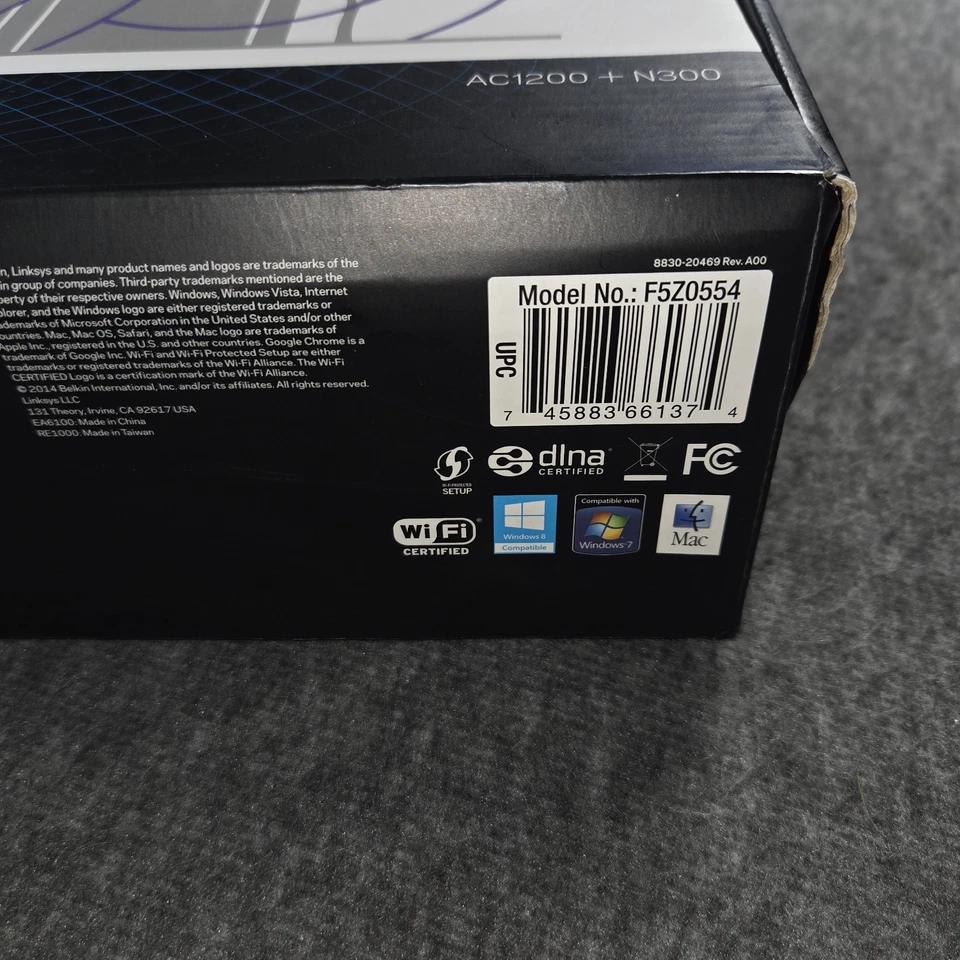 Linksys Dual-Band Smart WiFi Router + WiFi Range Extender-AC1200 N300-F5Z0554 - Image 2 of 4