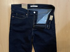 Levi's Size 8 29X32 Dark Blue Jeans 314 Shaping Straight Fit Stretch Cotton