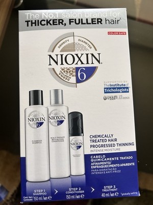 NIOXIN 6 Set of 3 Cleanser Shampoo Scalp Therapy Conditioner & Scalp Treatment