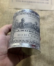1860s Civil War Dandelion Coffee Can Repro…empty and sealed.  Museum Quality 2/2