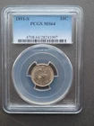 1891-S Seated Liberty Dime PCGS MS64