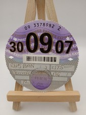 2007 MERCEDES PLG Original Stamped Old Road Car Tax Disc Rare LOADS IN STORE